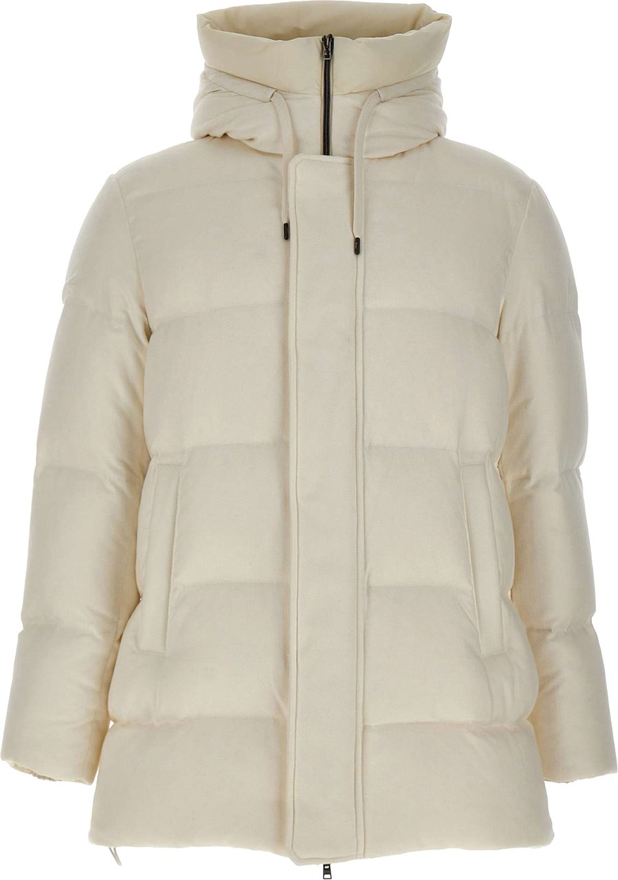 Herno Coats White Wit