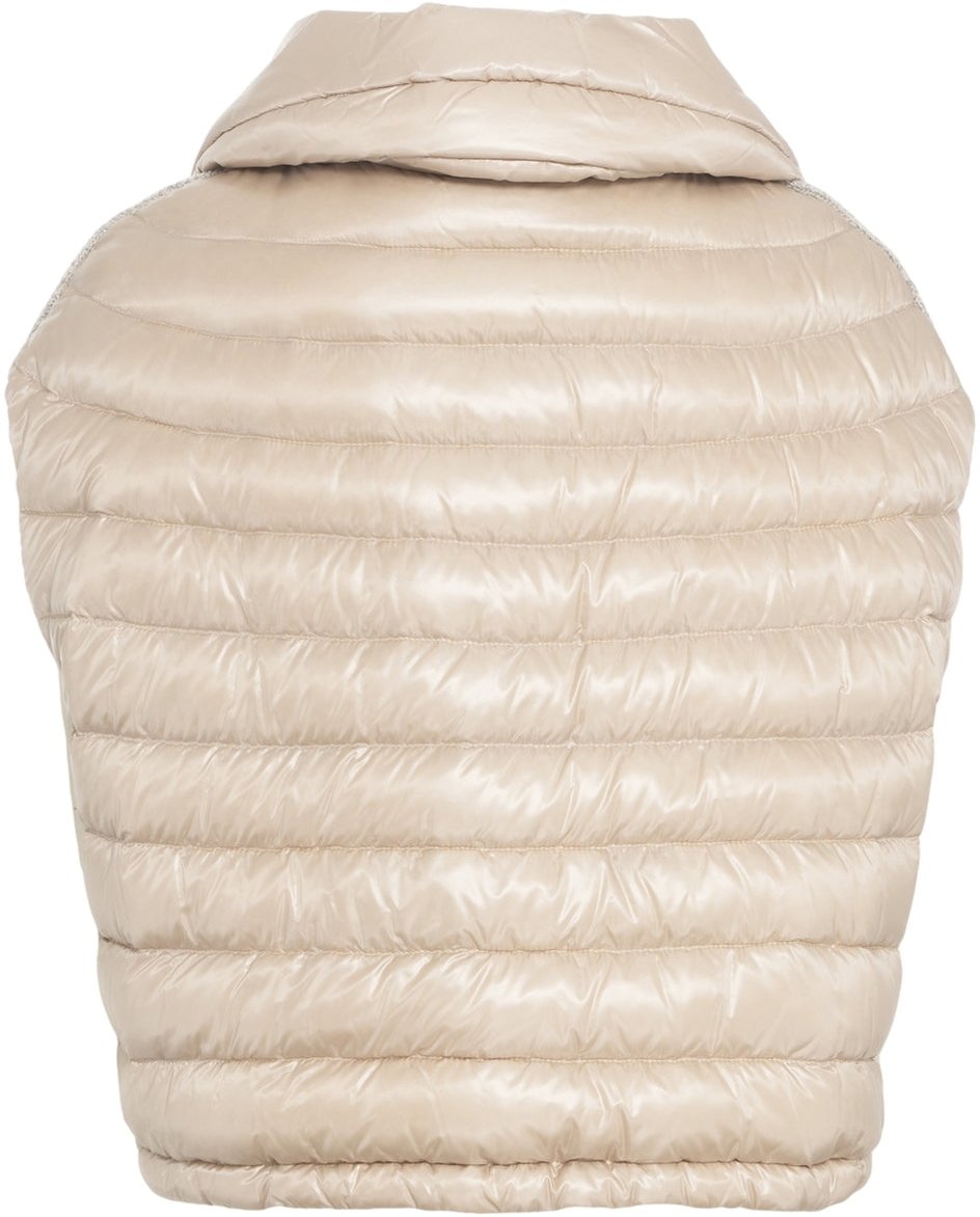 Herno Quilted down vest Beige