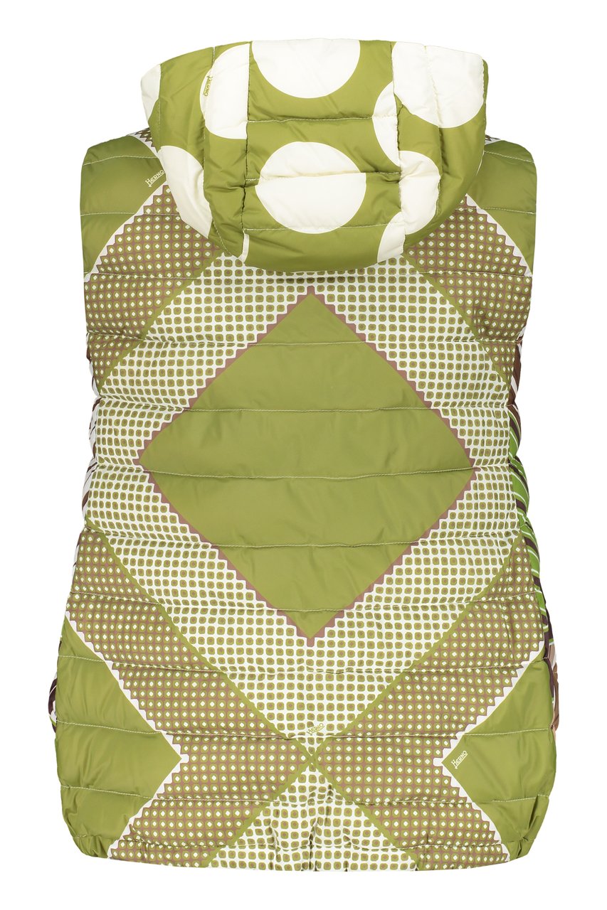 Herno Hooded bodywarmer Groen