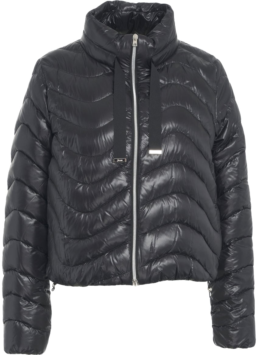 Herno Cropped down jacket Zwart