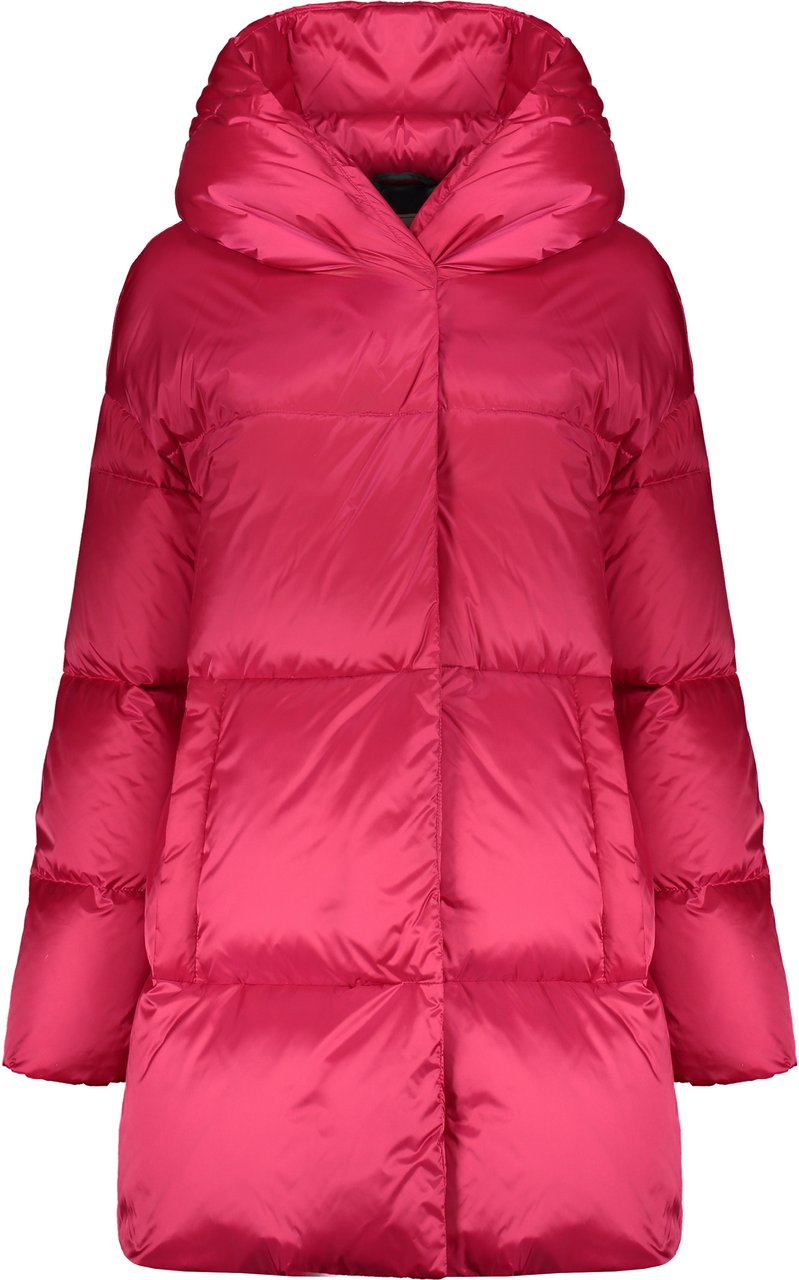 Herno Hooded down jacket Roze