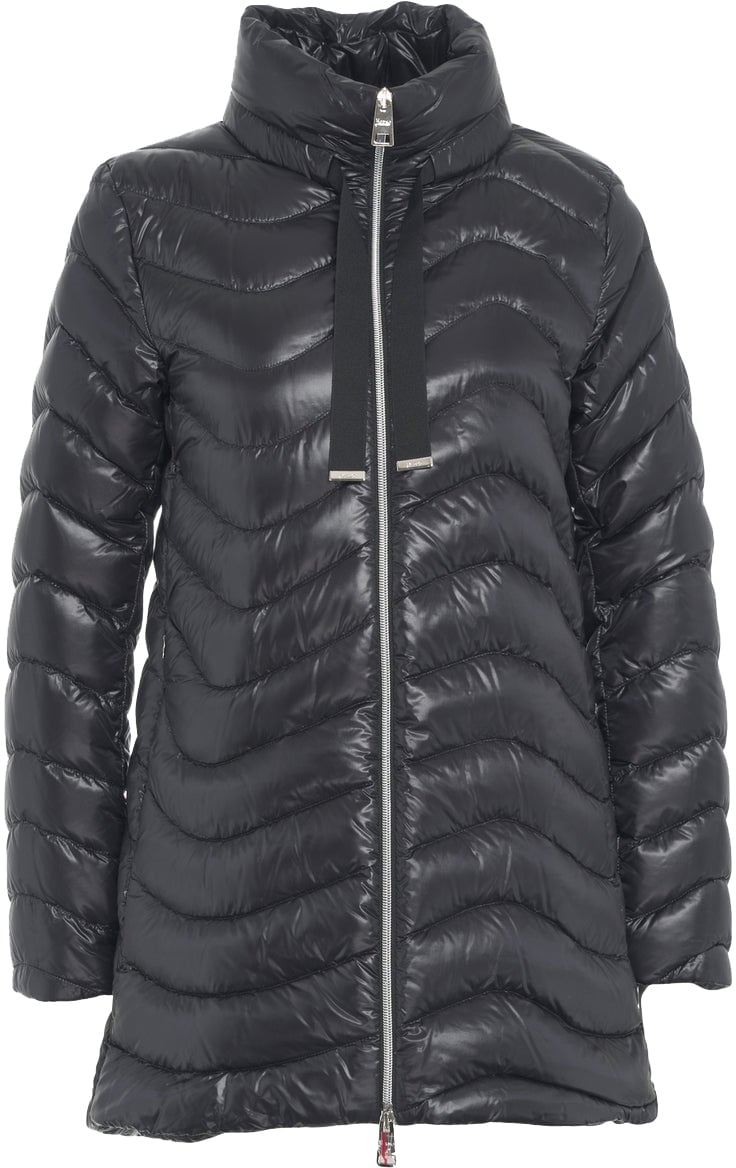 Herno Quilted down jacket Zwart