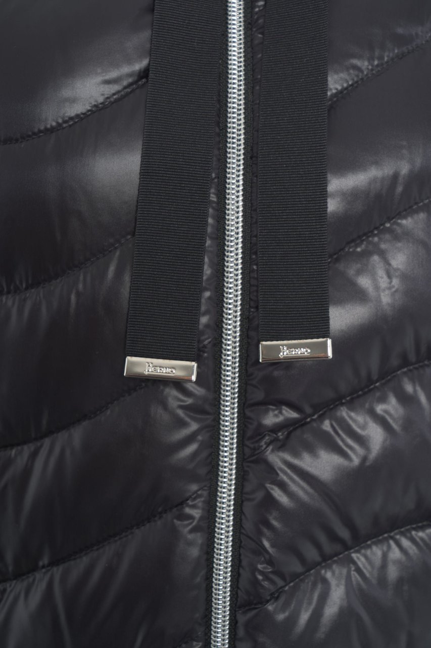 Herno Quilted down jacket Zwart
