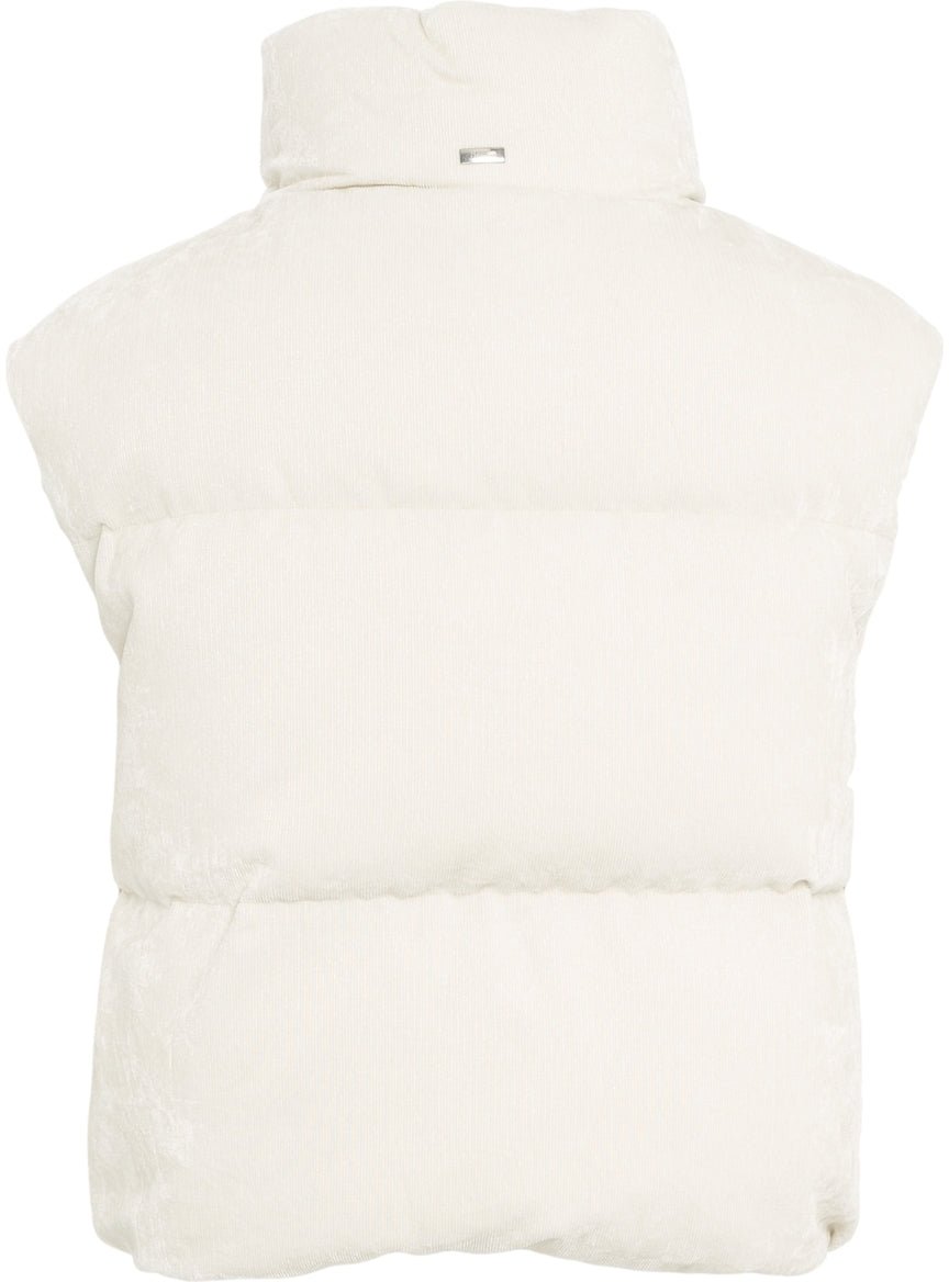 Herno Needlecord down vest Wit