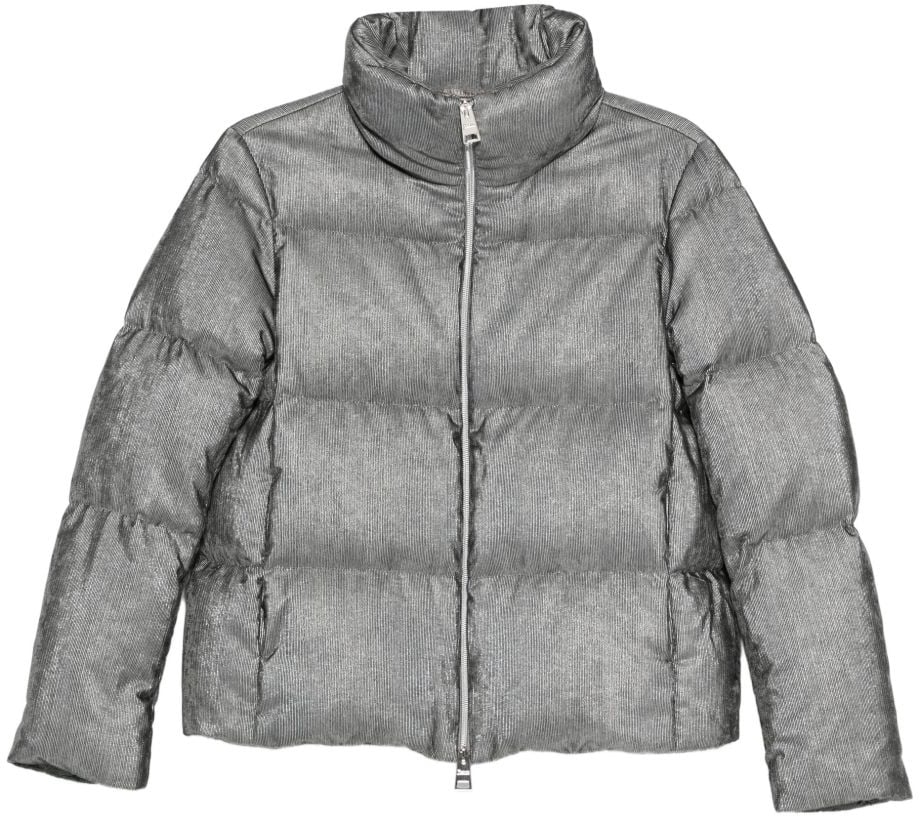 Herno Coats Light Grey Grijs