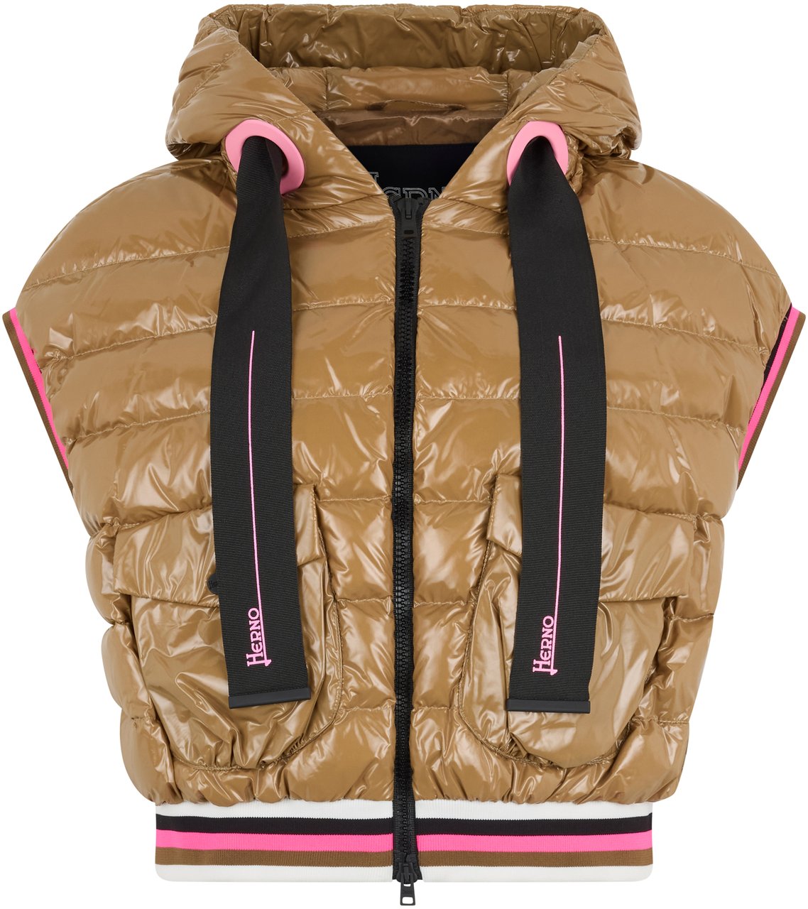 Herno Hooded bodywarmer Neutraal