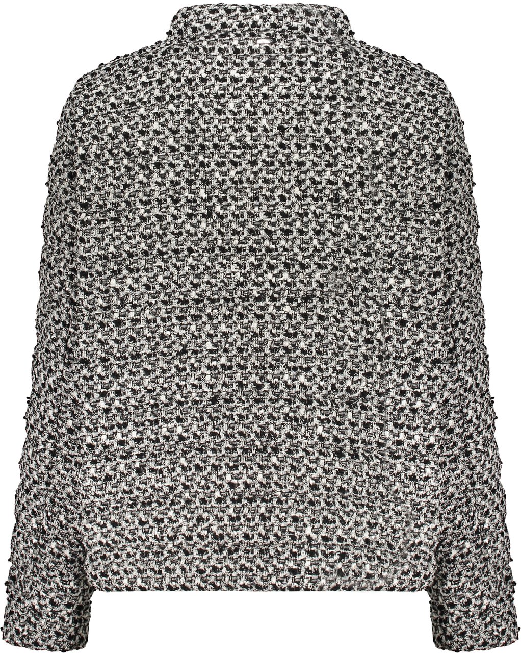 Herno Bouclé knit down jacket Zwart