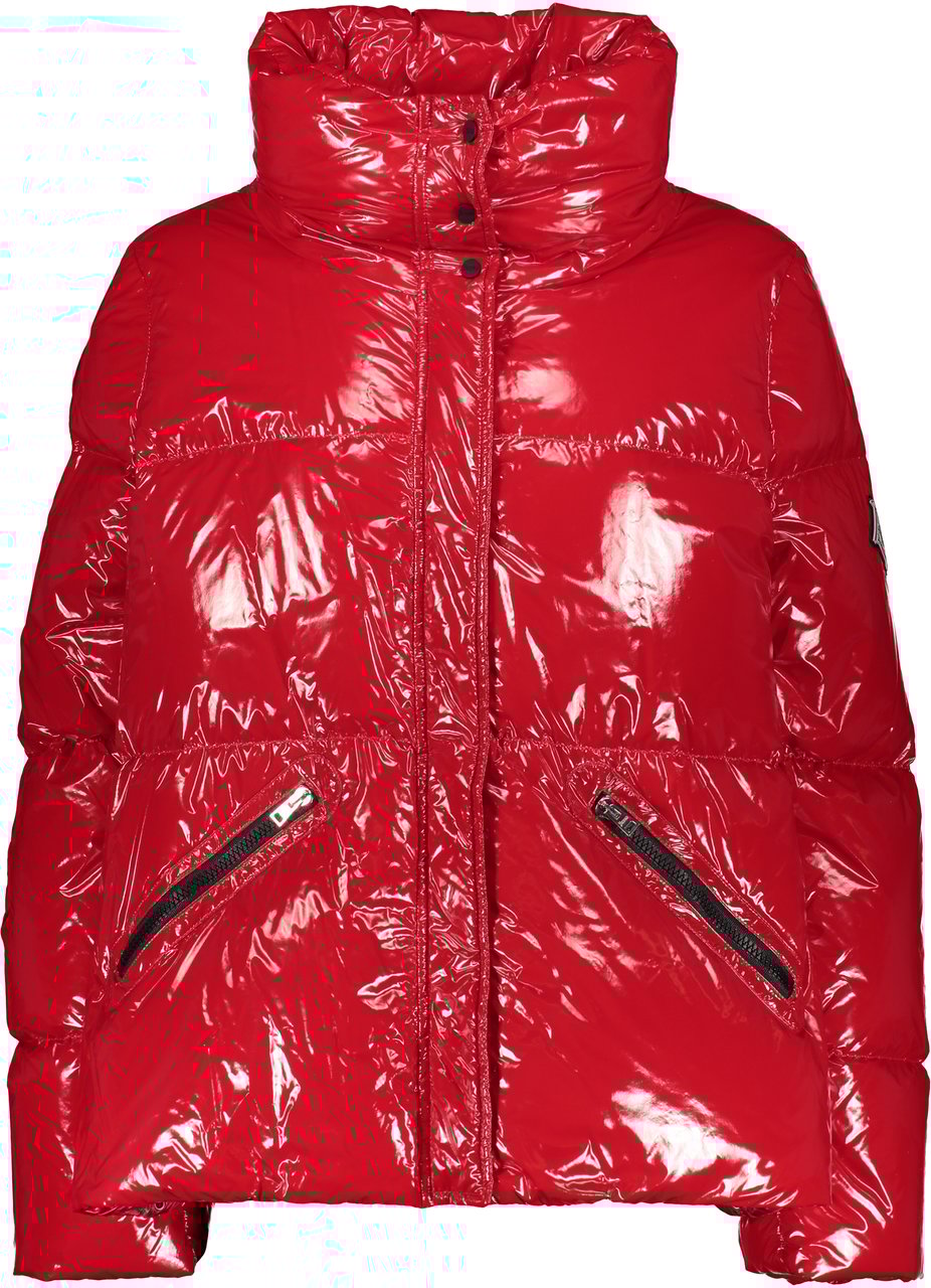 Herno Glossy nylon down jacket Rood