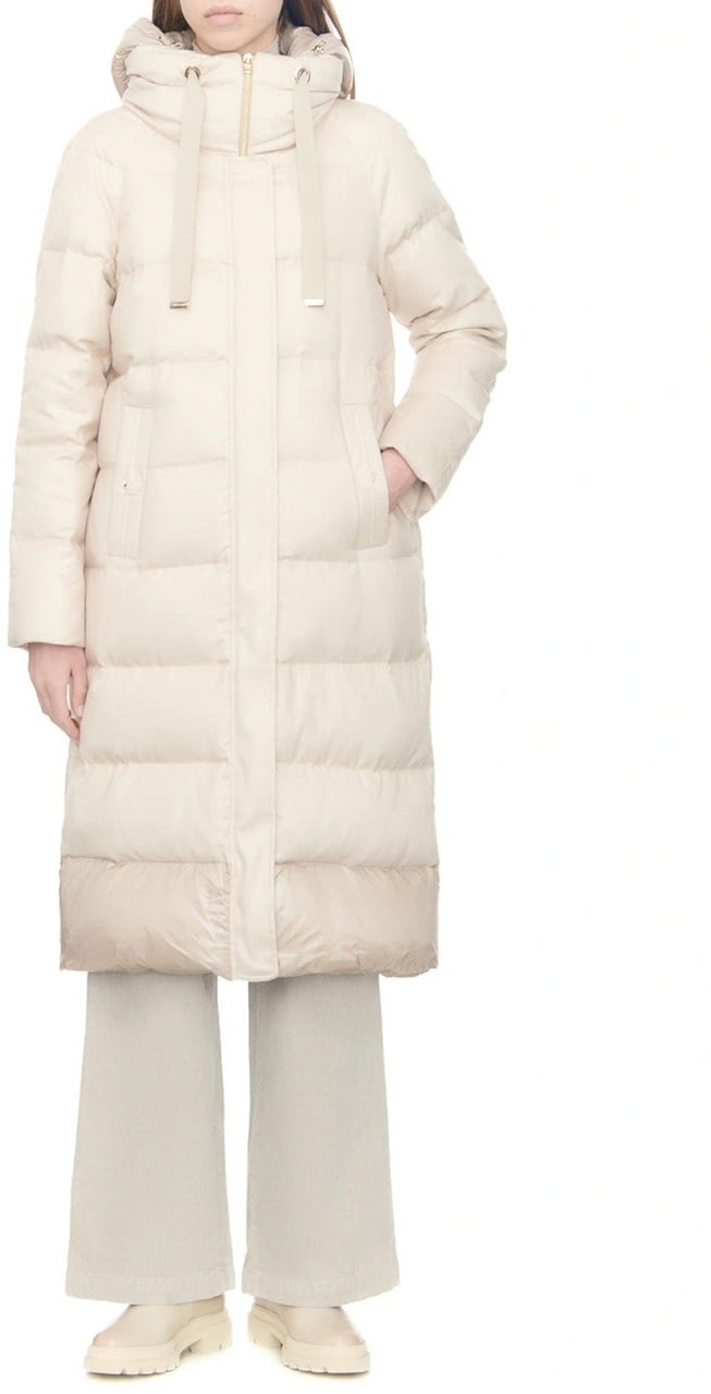 Herno HERNO Silk And Cashmere Padded Coat Wit