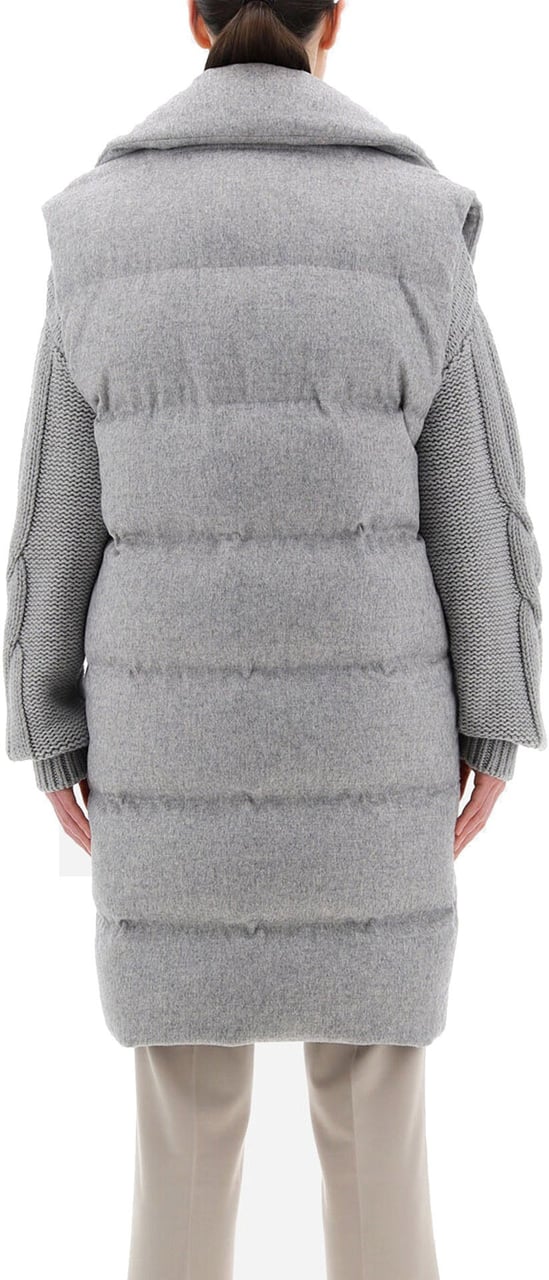 Herno HERNO Padded Long Gilet Coat Grijs