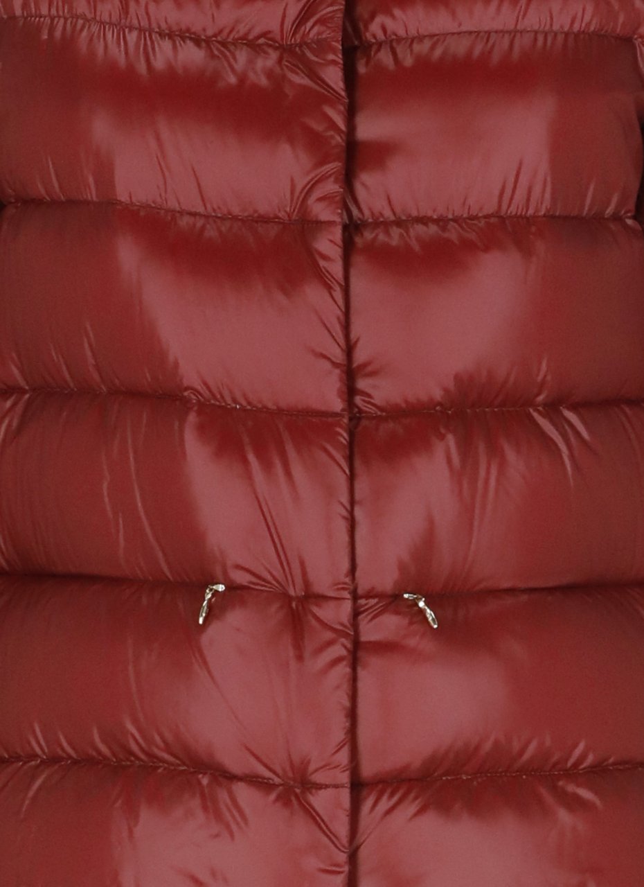 Herno Coats Bordeaux Rood