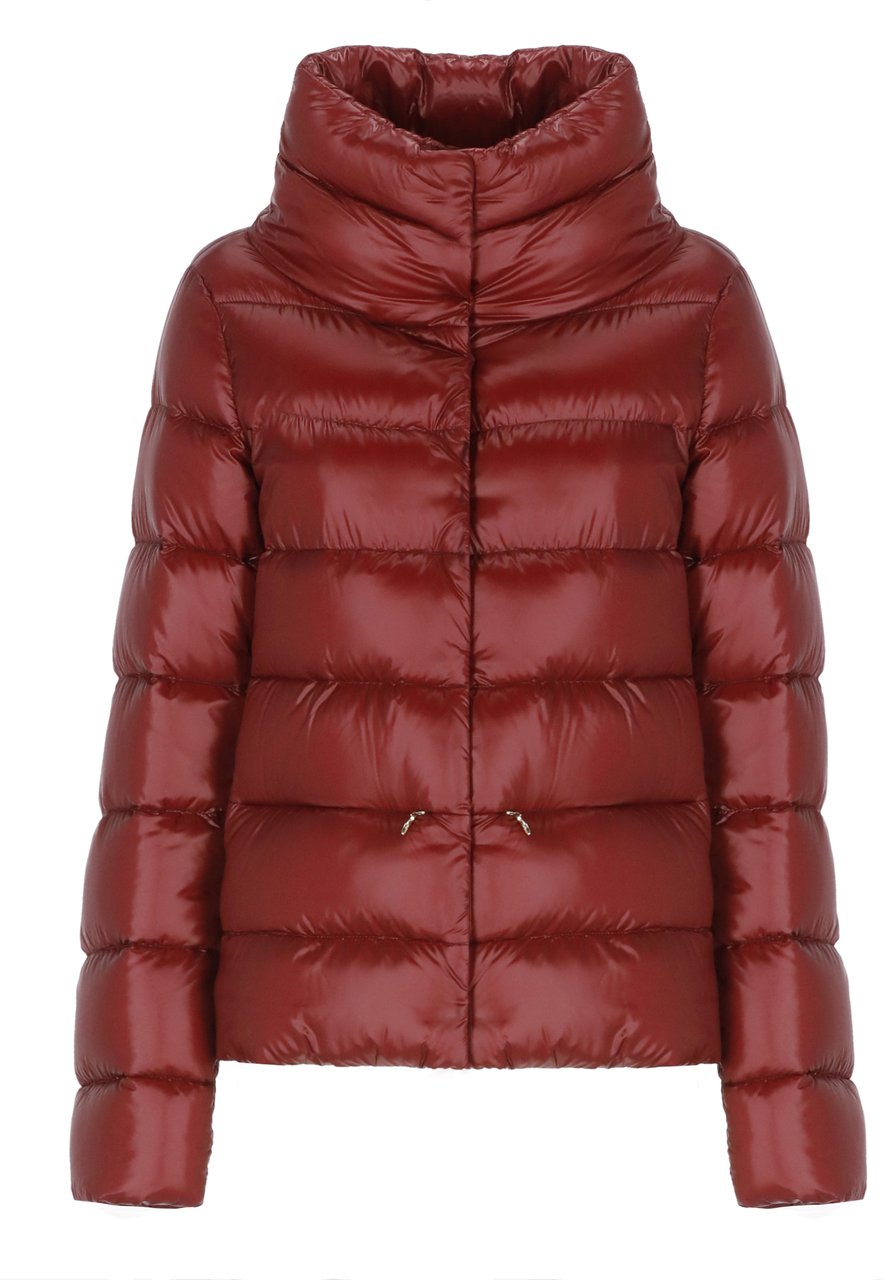 Herno Coats Bordeaux Rood