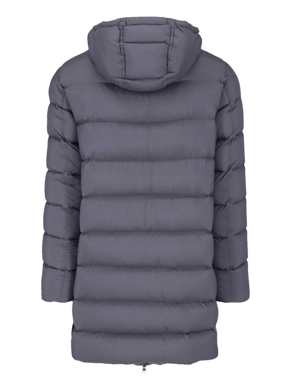 Herno Technical Fabric Padded Parka With Adjustable Hood Grijs