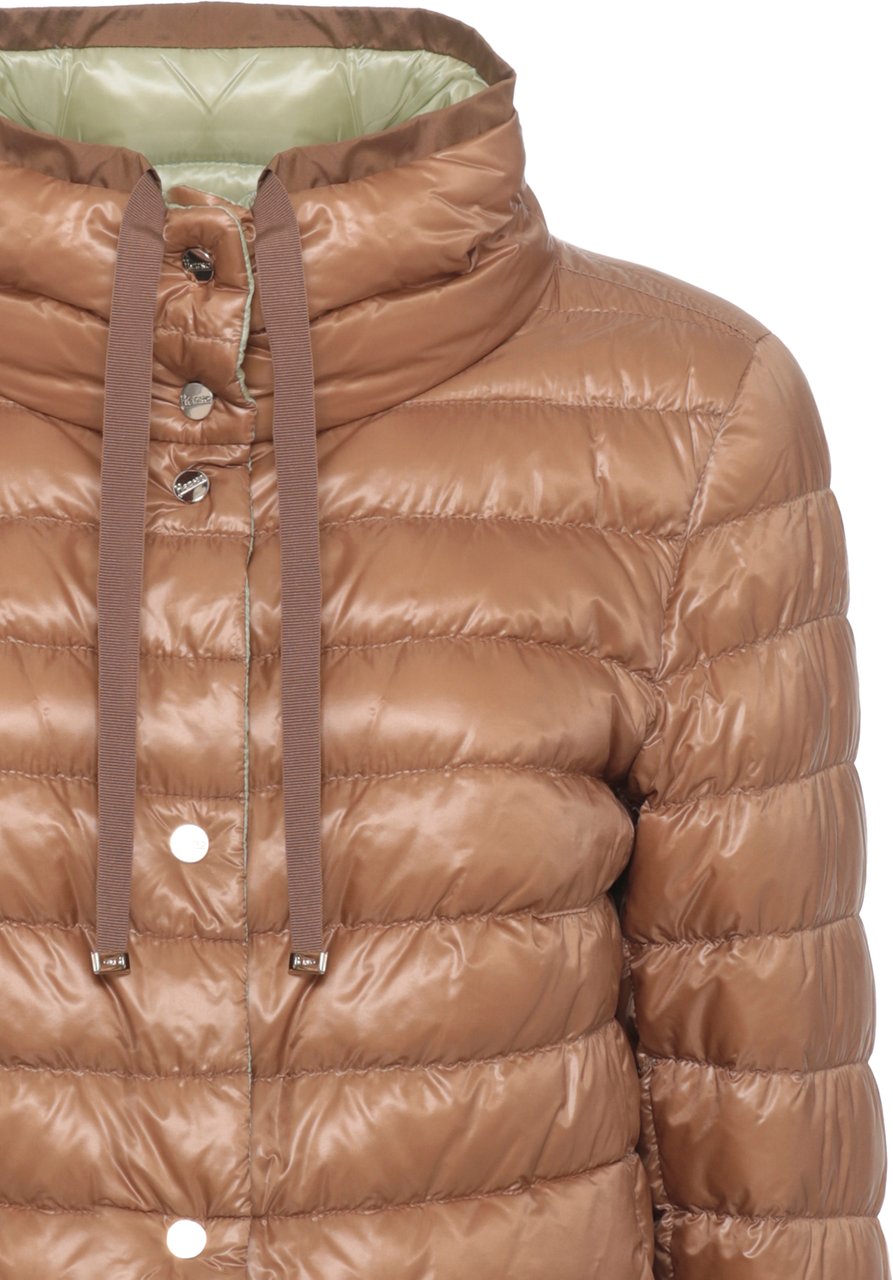 Herno Coats Brown Beige