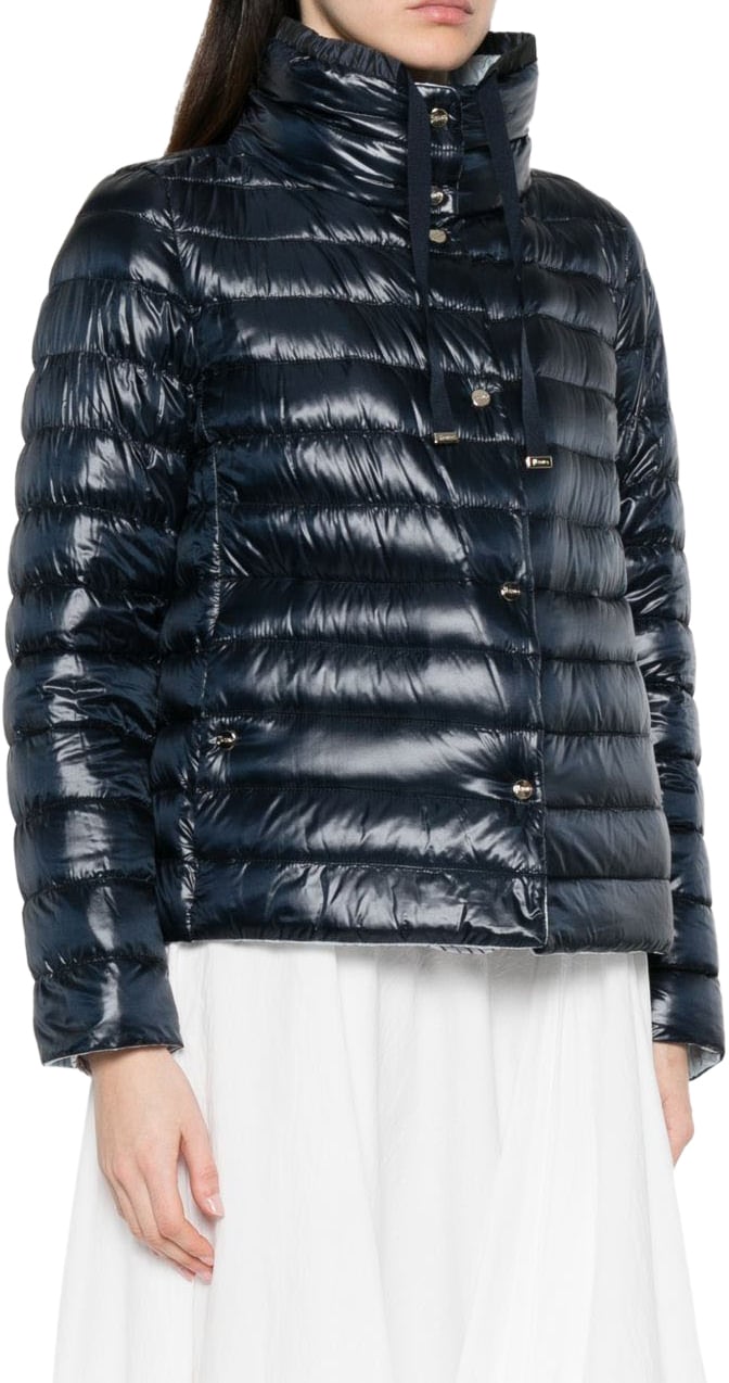 Herno Coats Blue Blauw