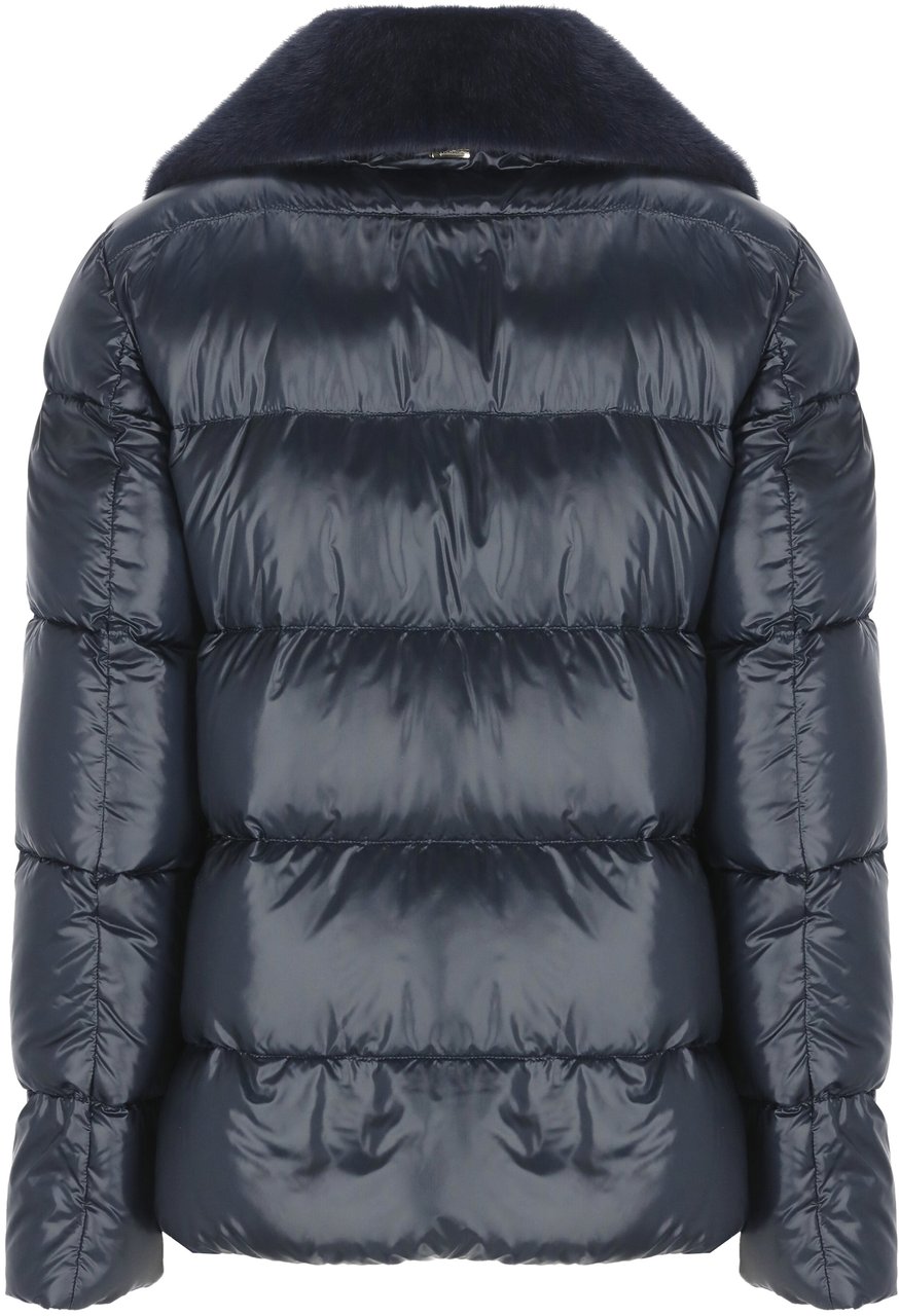 Herno Coats Blue Blauw