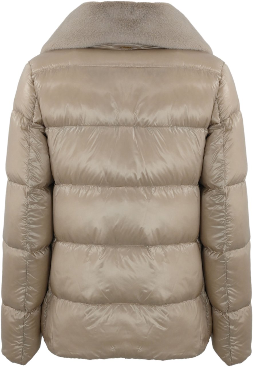 Herno Coats Chantilly Beige