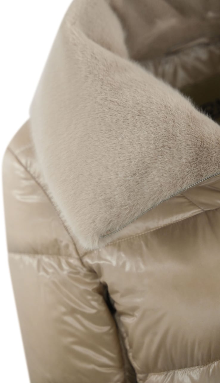 Herno Coats Chantilly Beige