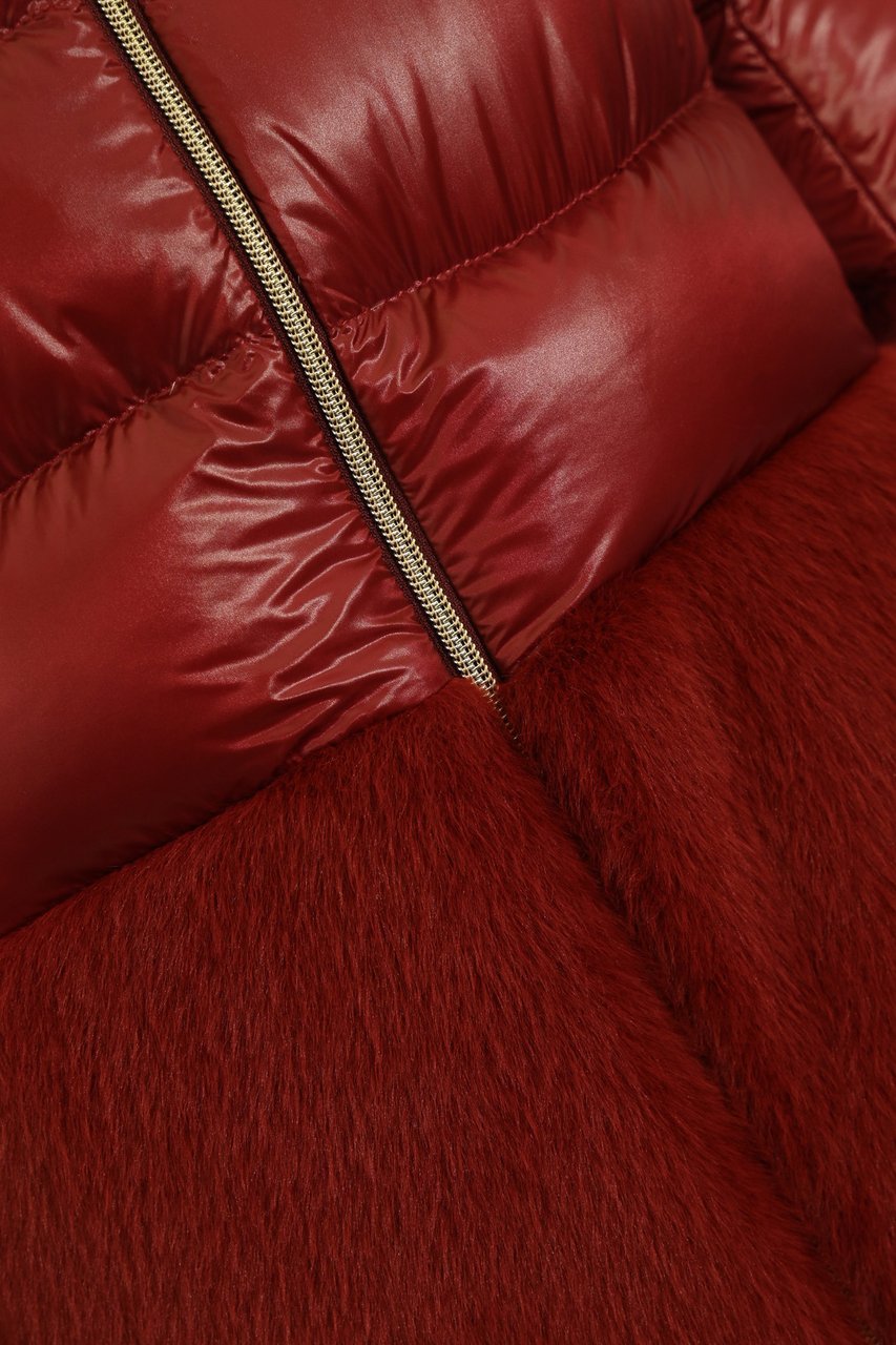 Herno Coats Bordeaux Rood