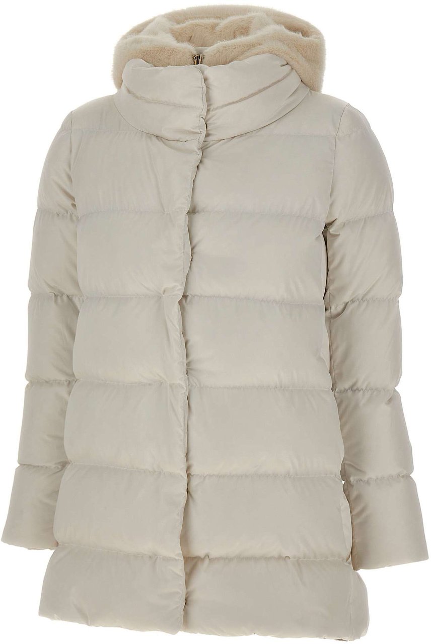 Herno Coats White Wit