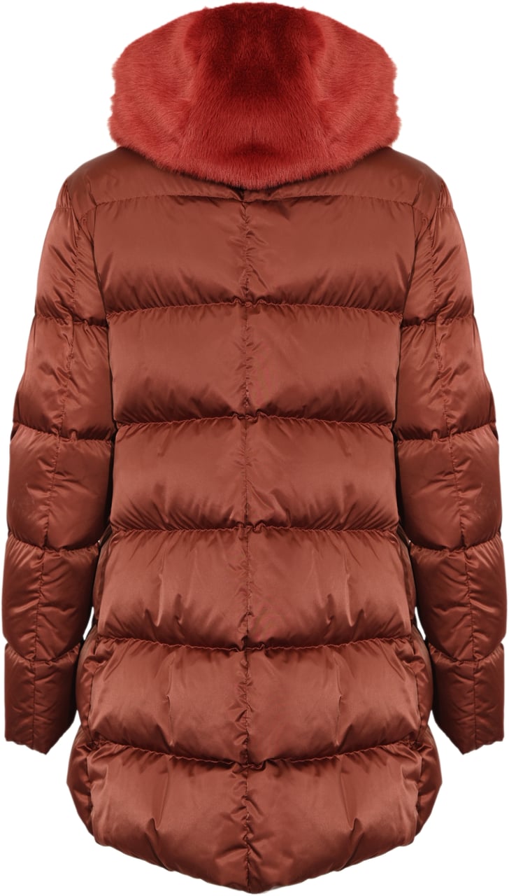Herno Coats Bordeaux Rood