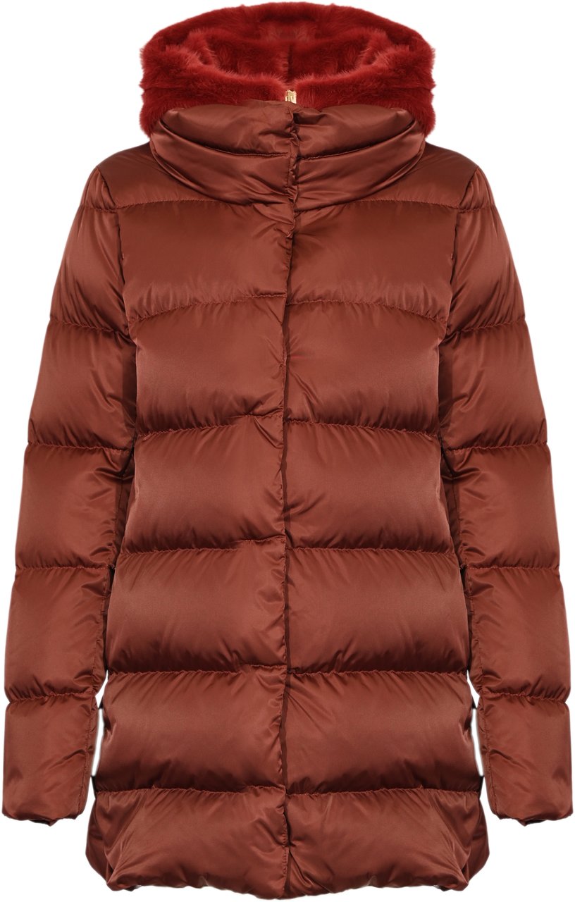 Herno Coats Bordeaux Rood