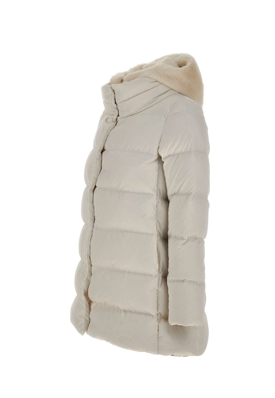 Herno Coats White Wit