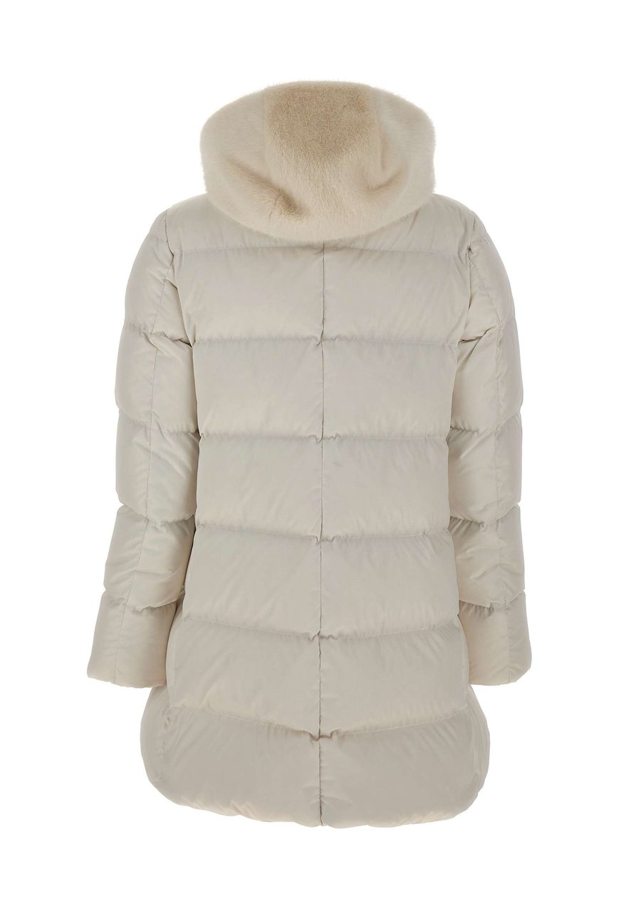 Herno Coats White Wit