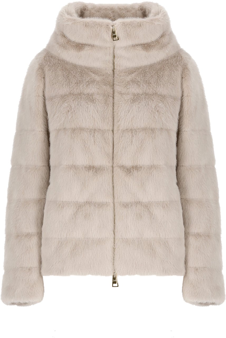 Herno Coats Ivory Wit