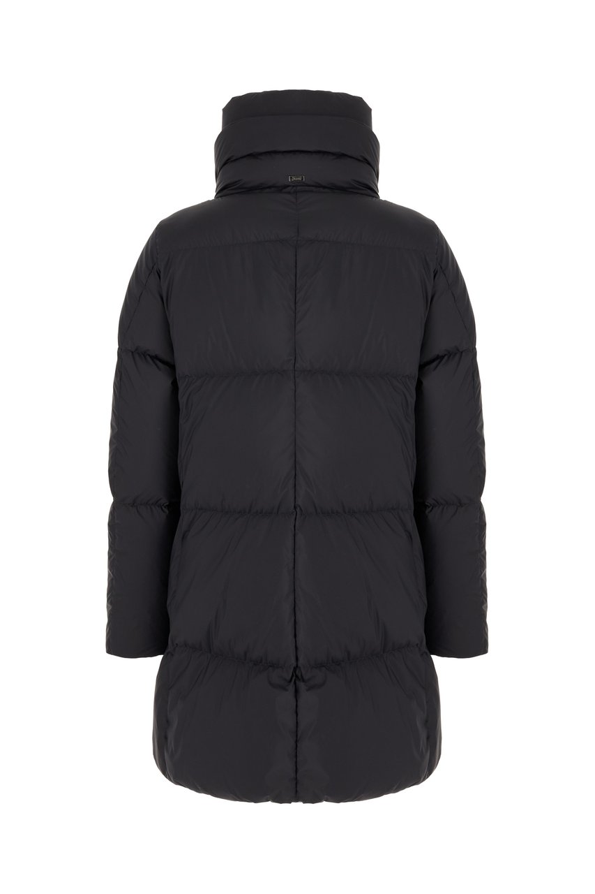 Herno Herno Black nylon down jacket Zwart