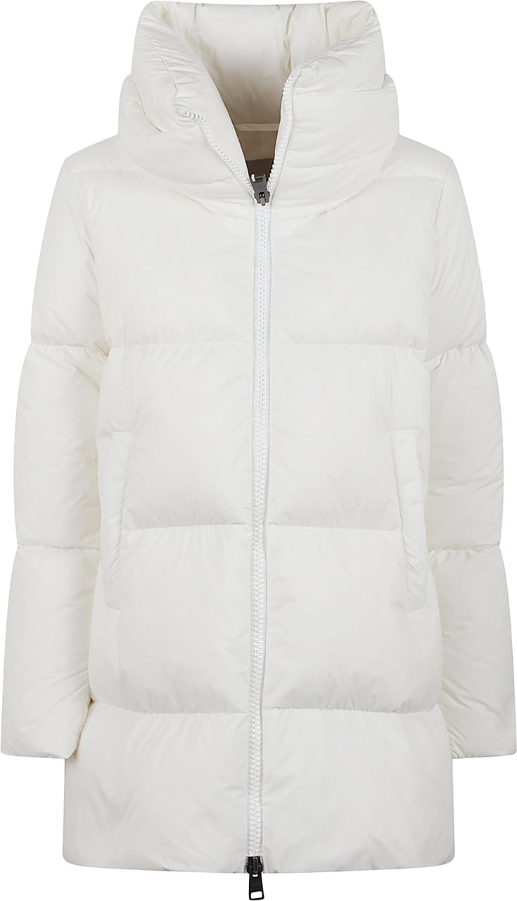 HERNO A-SHAPE RELAXED DOWN JACKET Wit