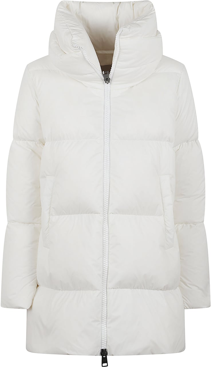 HERNO A-SHAPE RELAXED DOWN JACKET Wit