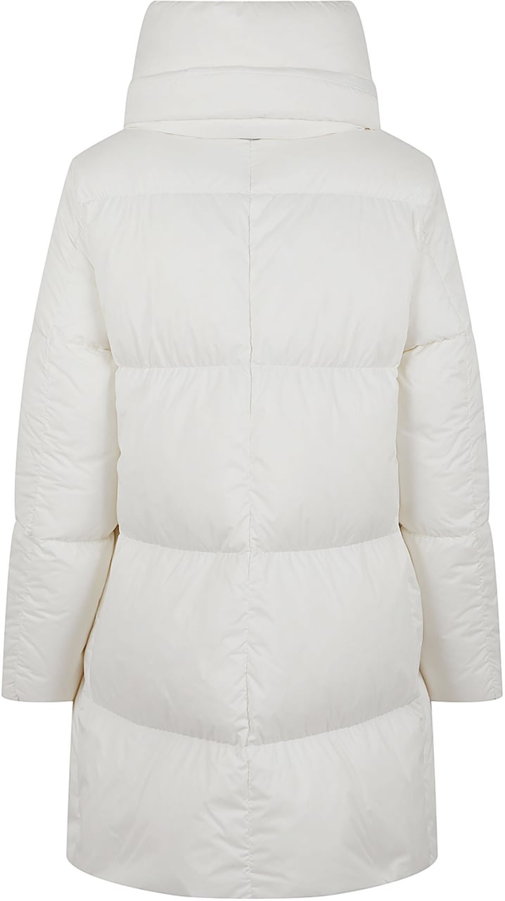 HERNO A-SHAPE RELAXED DOWN JACKET Wit