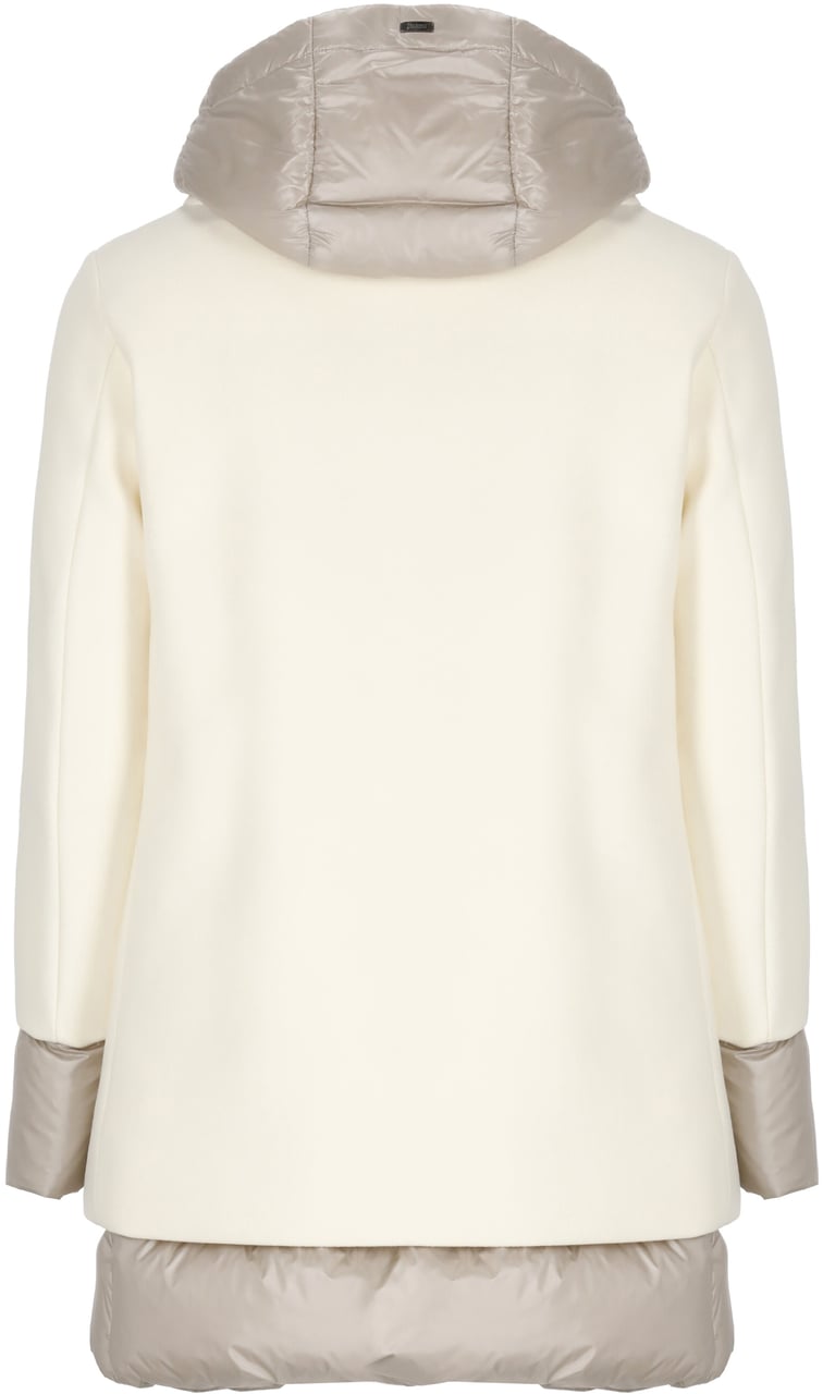Herno Coats Ivory Wit