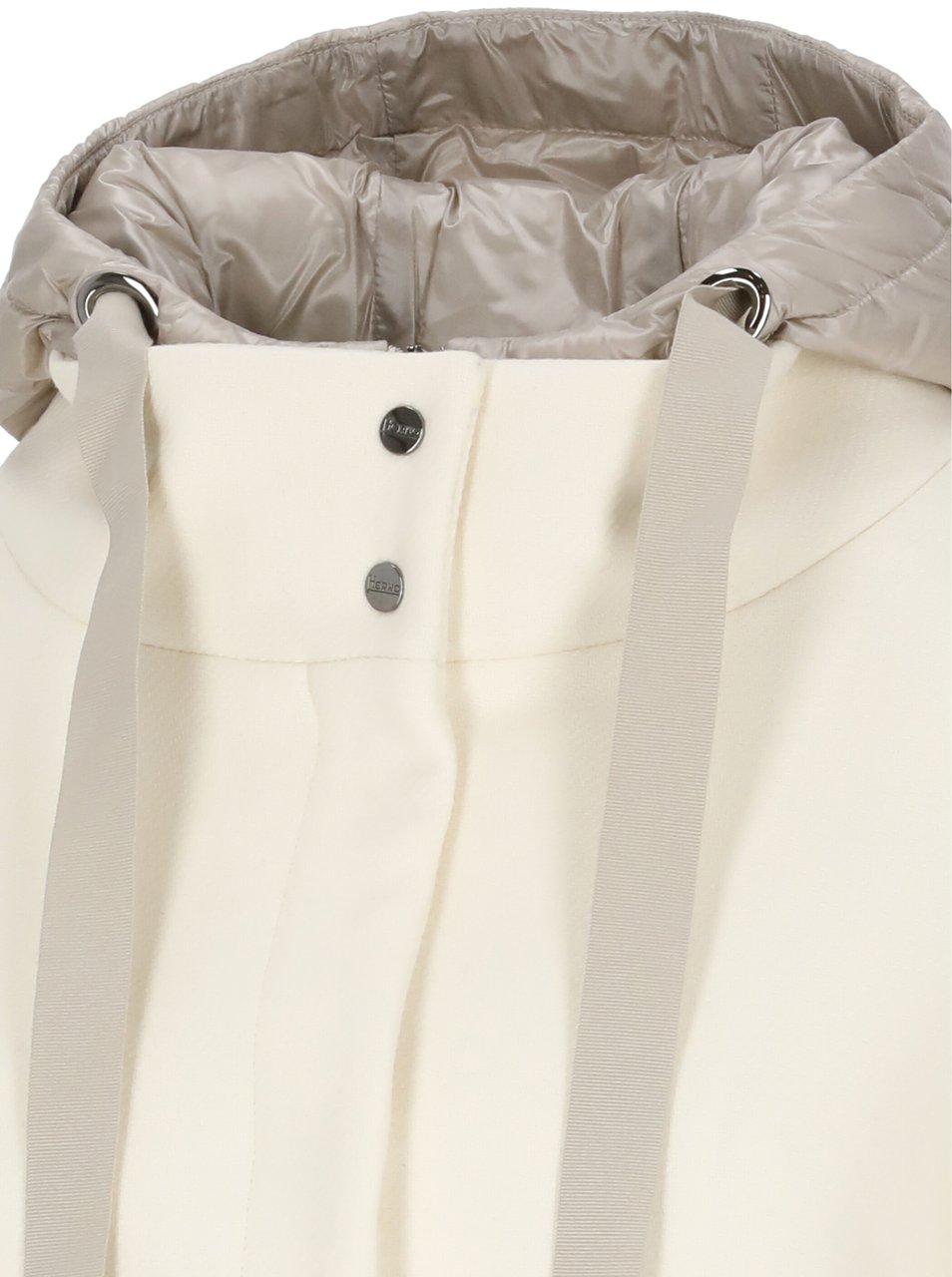 Herno Coats Ivory Wit