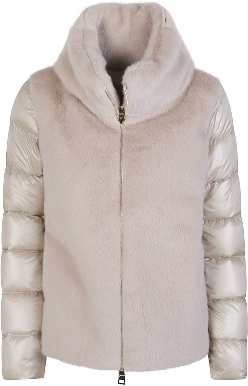 Herno Ultralight Bomber Jacket White Wit