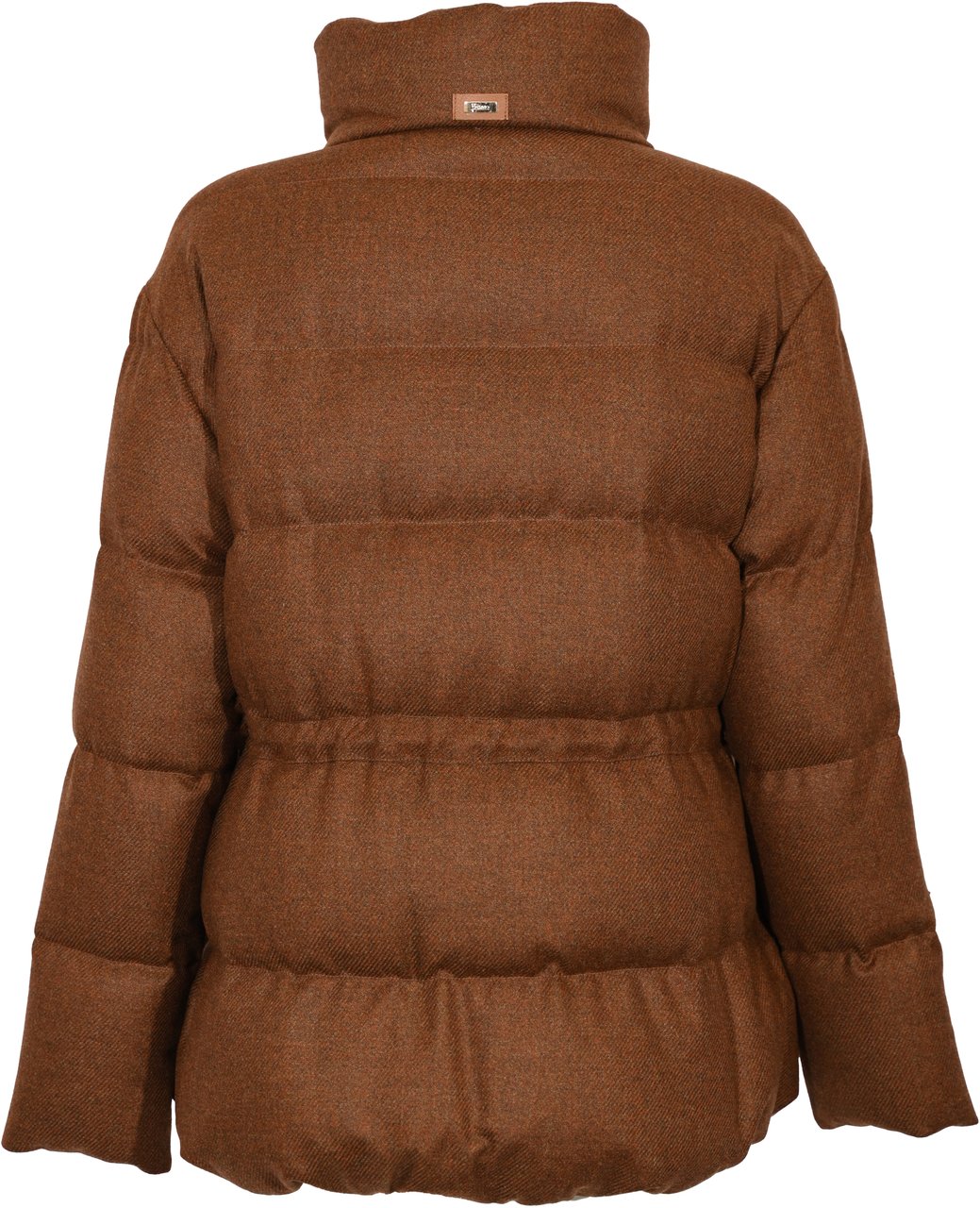 Herno Coats Leather Brown Bruin