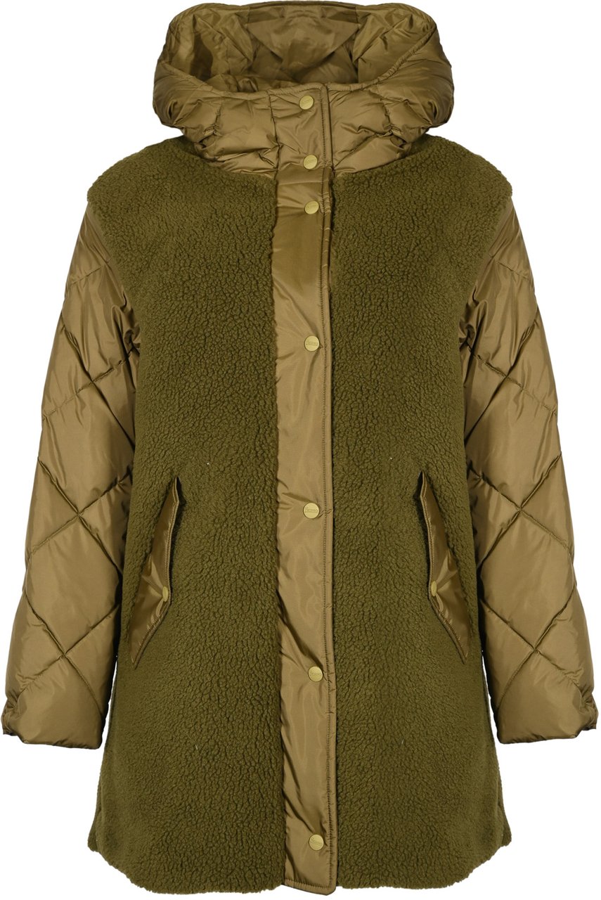 Herno Coats Military Groen