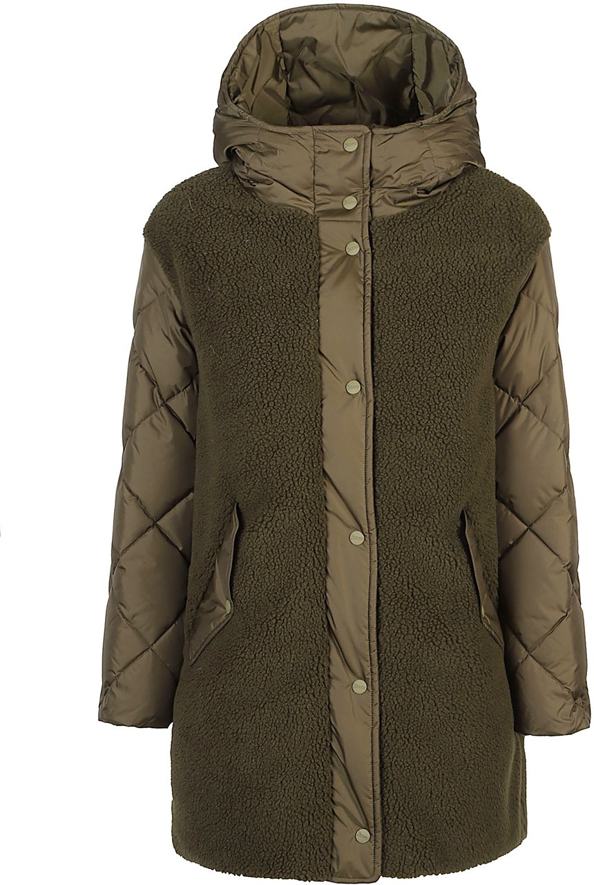 Herno Padded Parka Green Groen