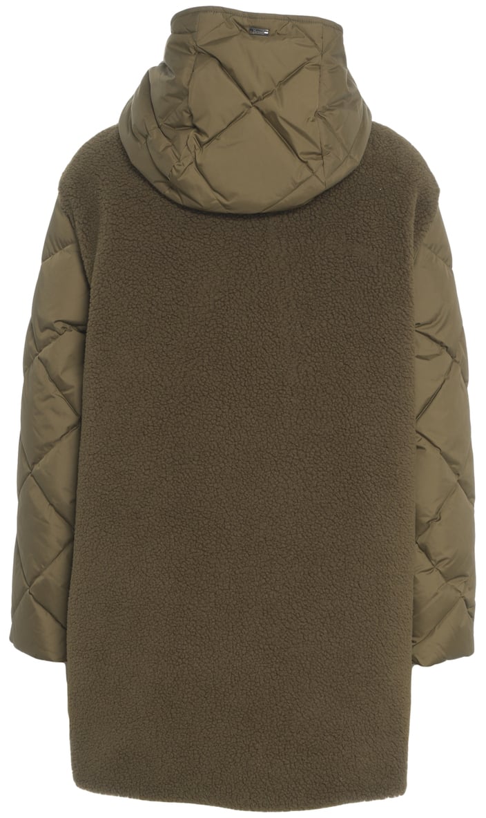 Herno Piumino con inserto in ecopelliccia Groen