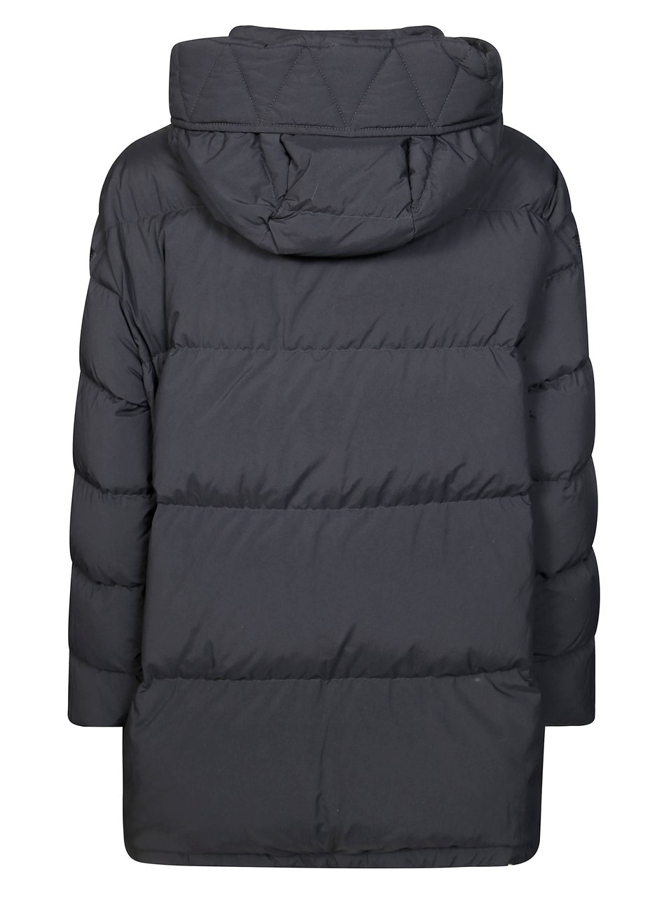 Herno Quilted Down Jacket With Hood Grijs