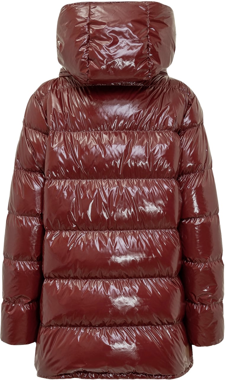 Herno Piumino Lucido Imbottito con Cappuccio Rood