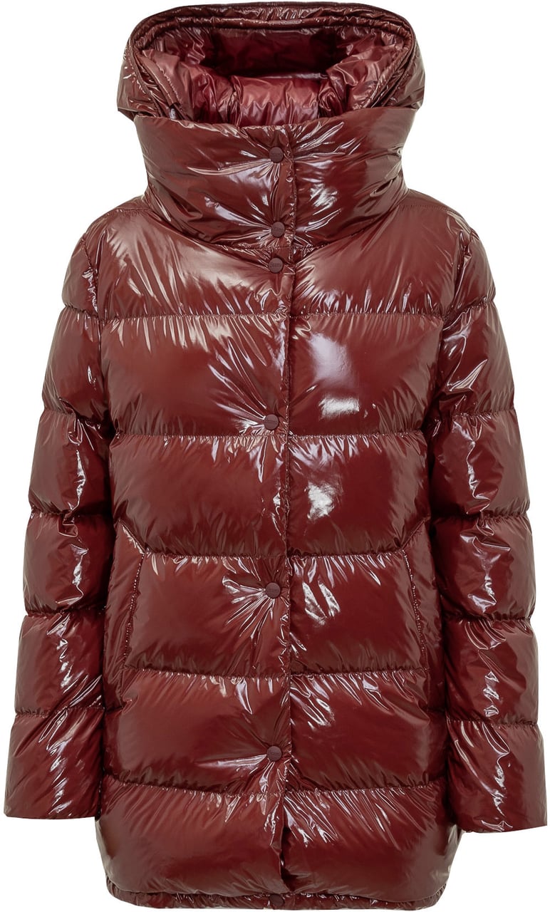 Herno Piumino Lucido Imbottito con Cappuccio Rood