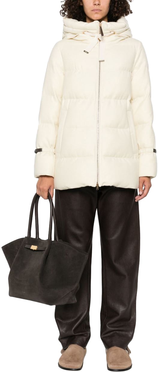 Herno Coats White Wit