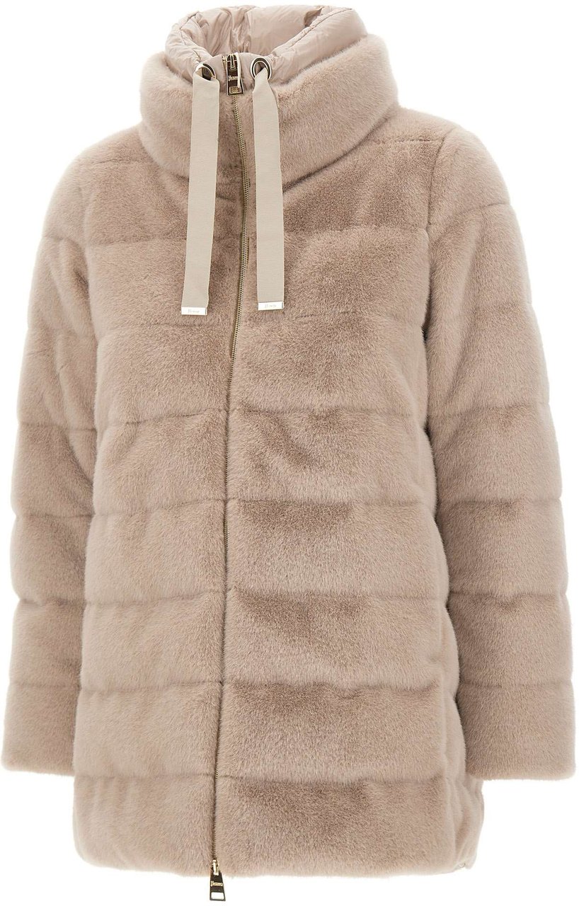 Herno Coats Beige Beige