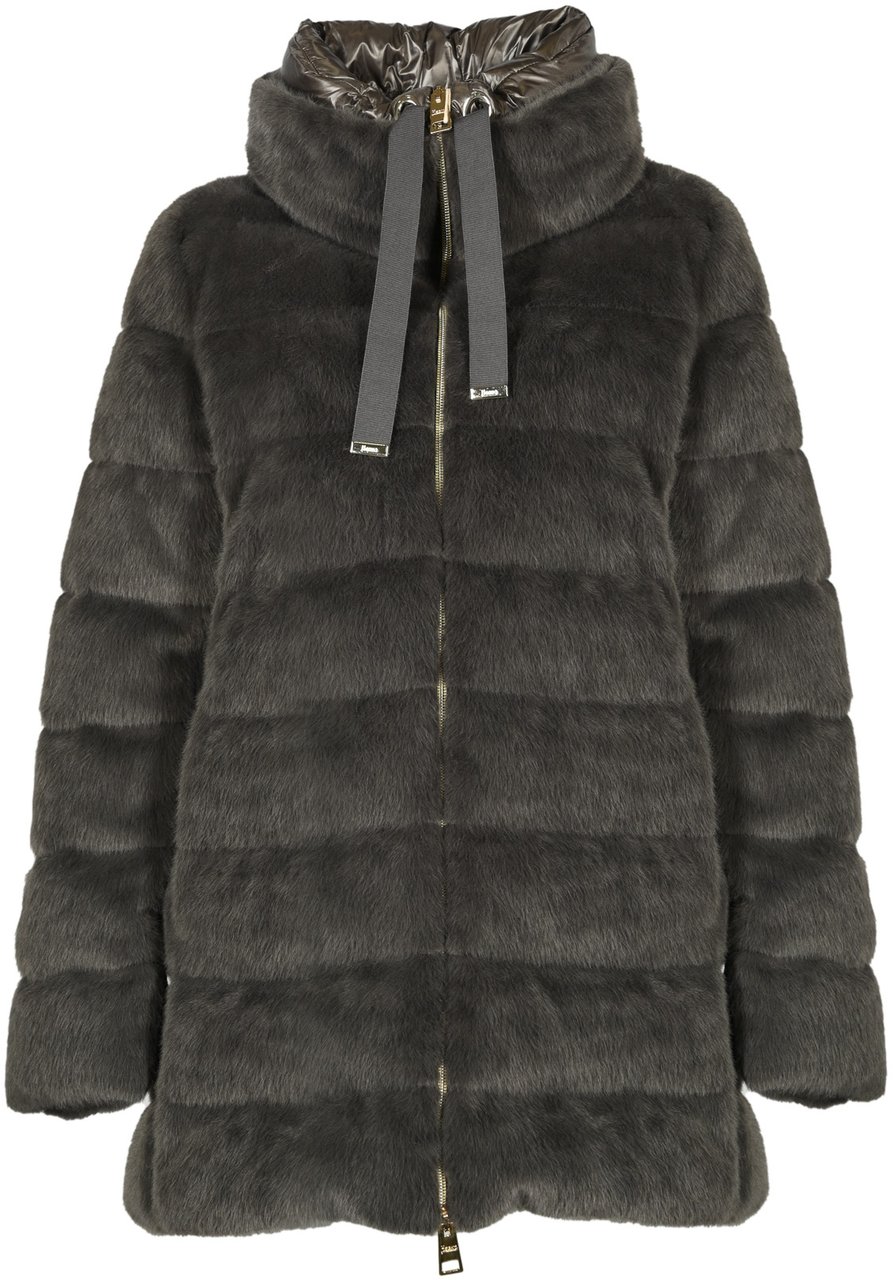 Herno Coats Grigio Antracite Grijs