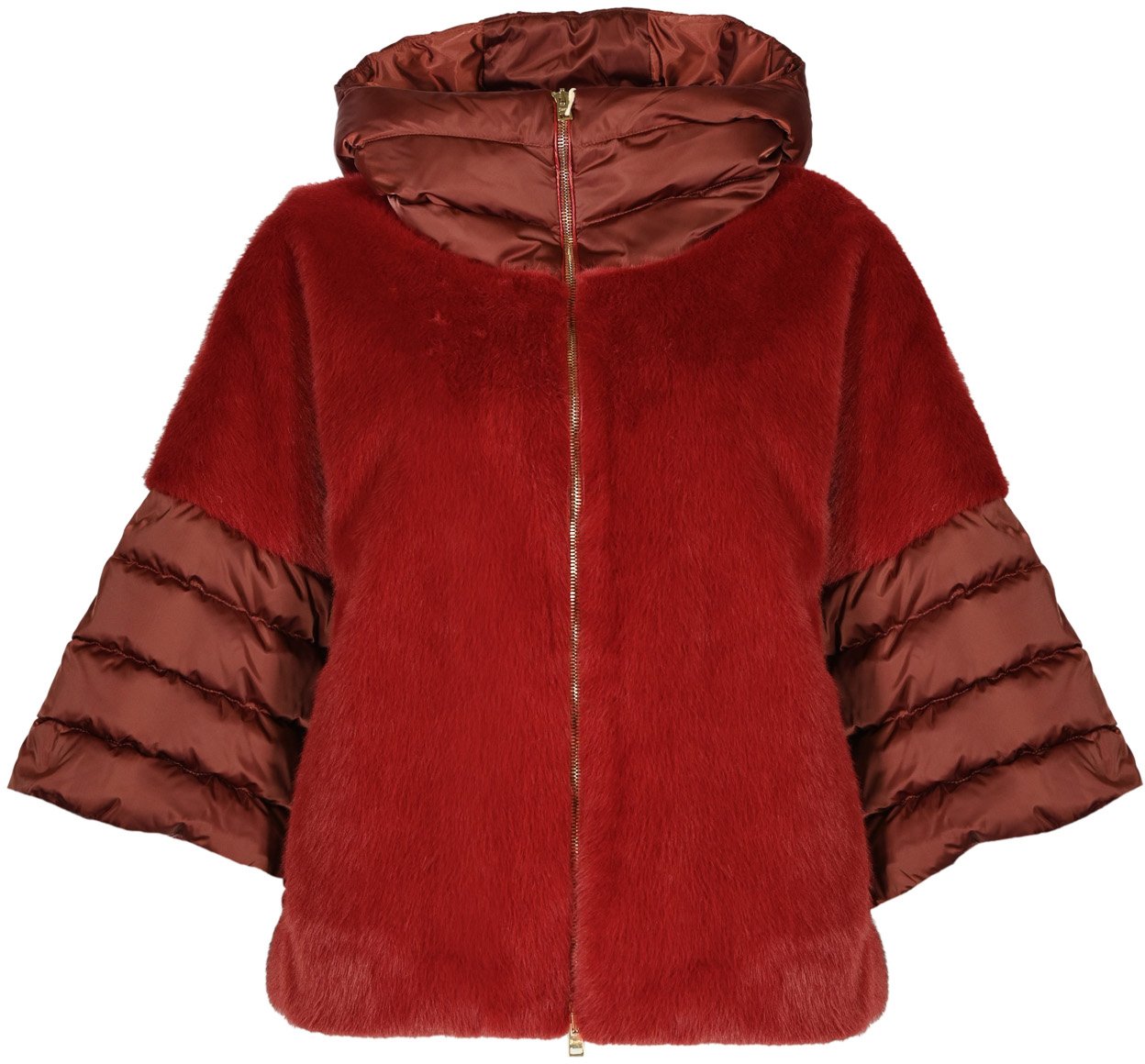 Herno Coats Bordeaux Rood