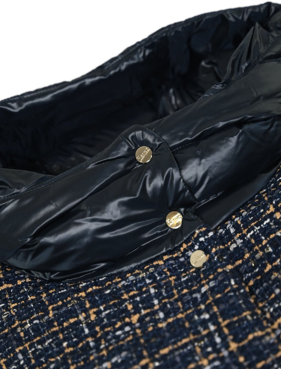 Herno Coats Blucammello Bruin