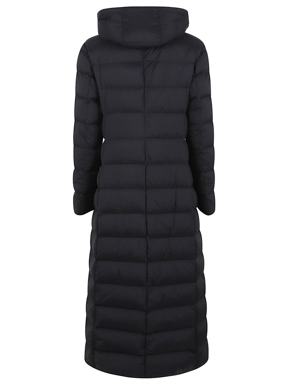 Herno Matte Recycled Nylon Hooded Parka Zwart