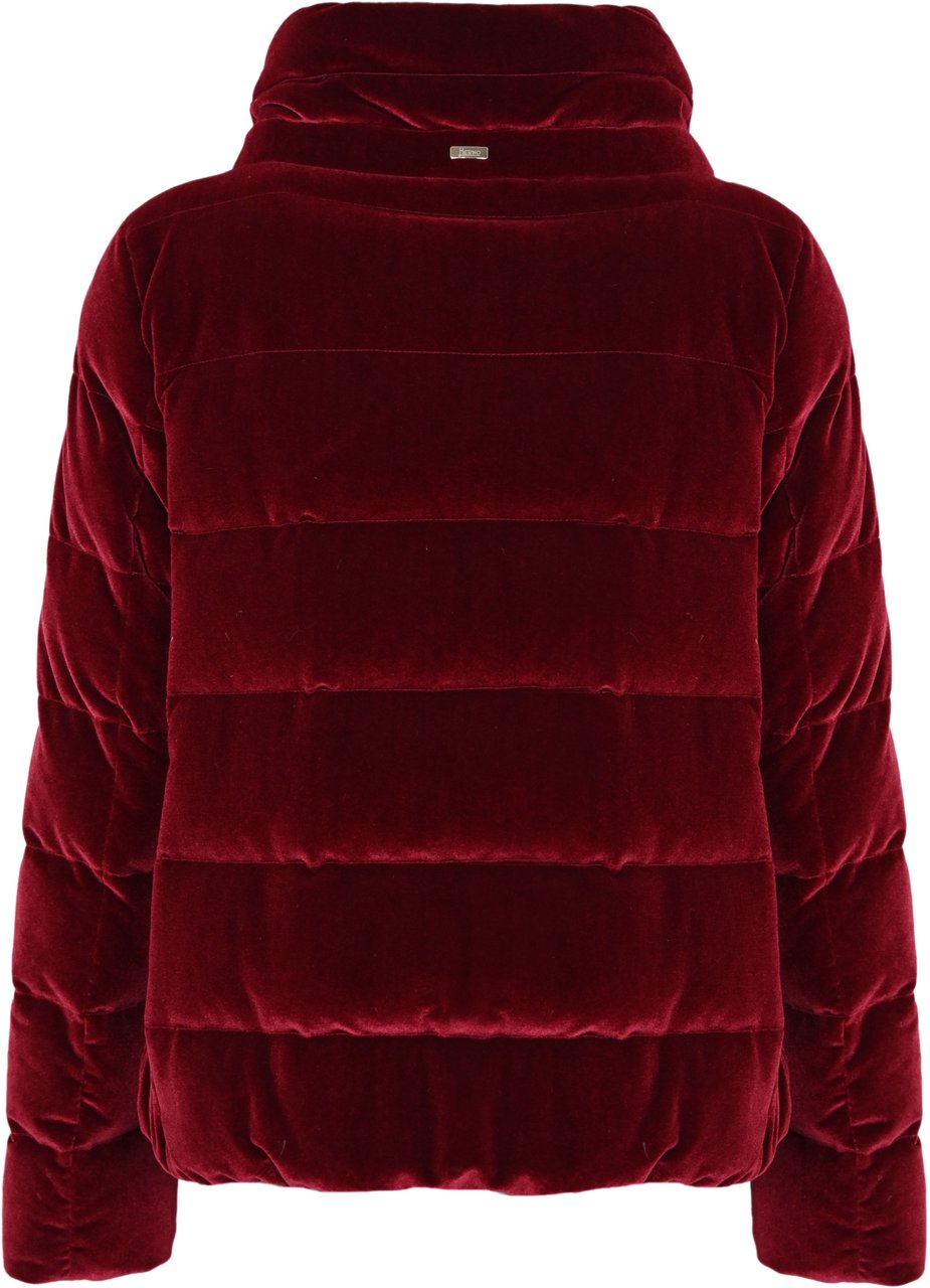 Herno Coats Bordeaux Rood